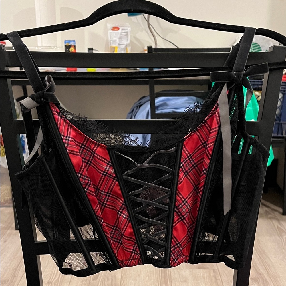 Vs Plaid Corset